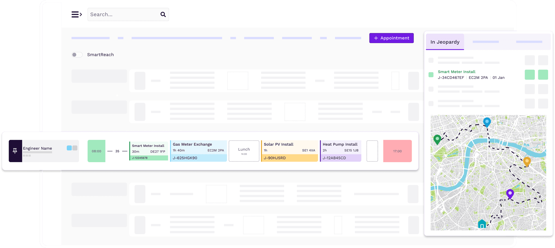 Two rows of people from the Good Energy and Kraken teams, some holding Kraken plushies, in the Kraken office. Behind, there's a screen with the Kraken logo. 
